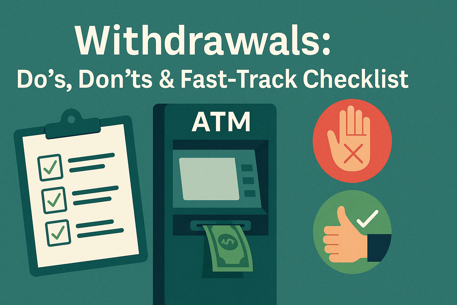 Withdrawals tips